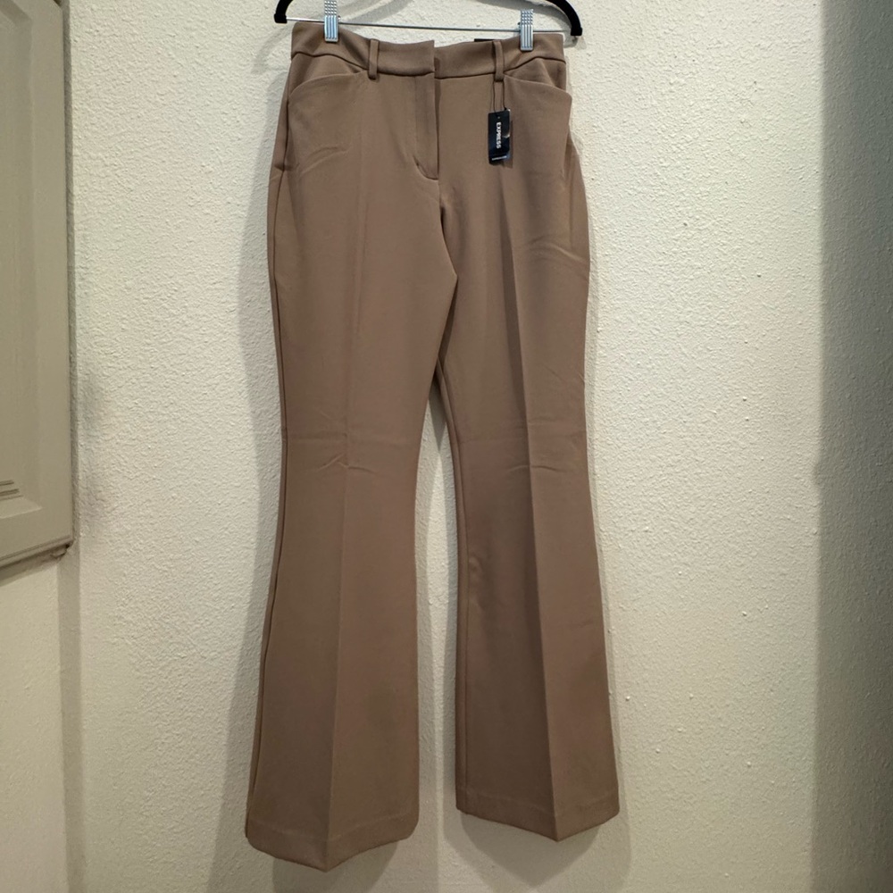 EXPRESS Editor Mid Rise Flare Trousers